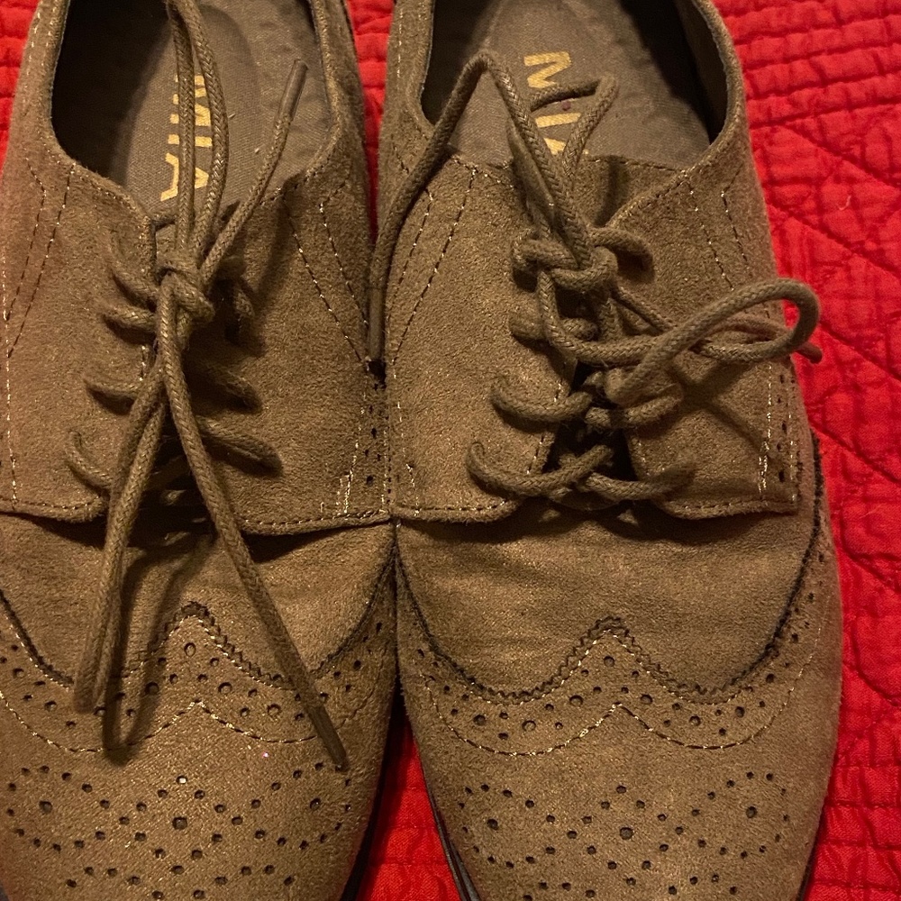 Suede shoes